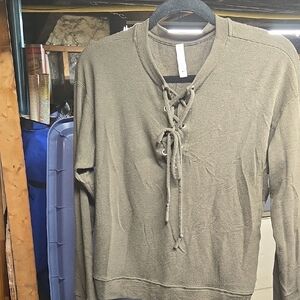 Jolie Khaki Knit Top